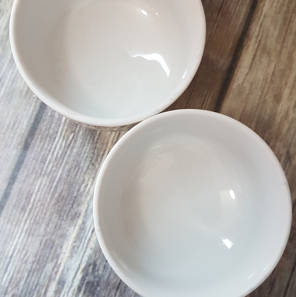 Vintage ice cream dishes set of 2 - Picture 2 of 6